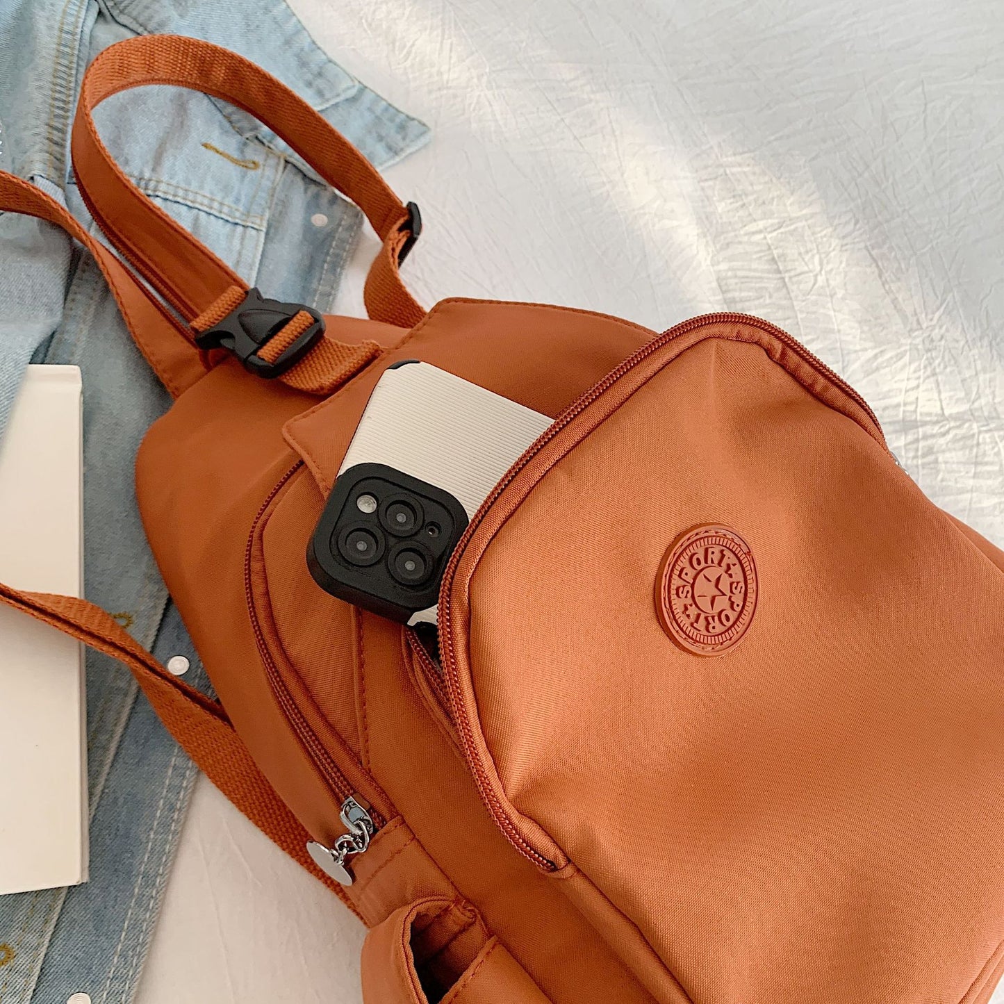 Women's Graceful Fashion Versatile College Leisure Backpacks