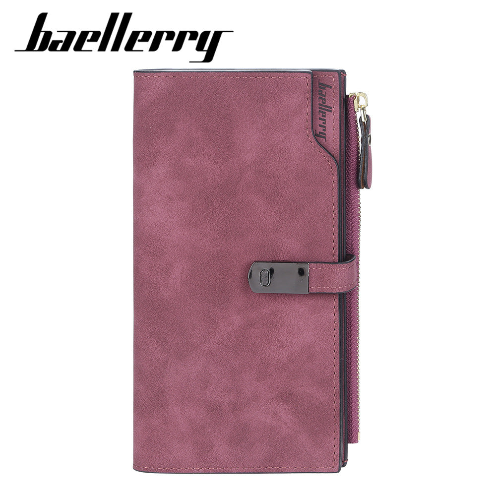 Women's Korean Multiple Slots Trifold Versatile Zipper Bags