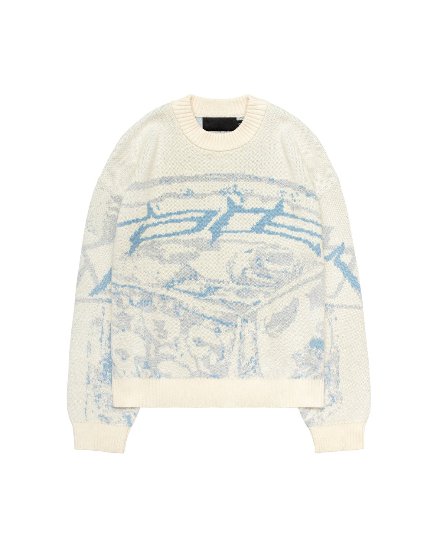 Women's Street Printed Personality Casual Round Neck Sweaters