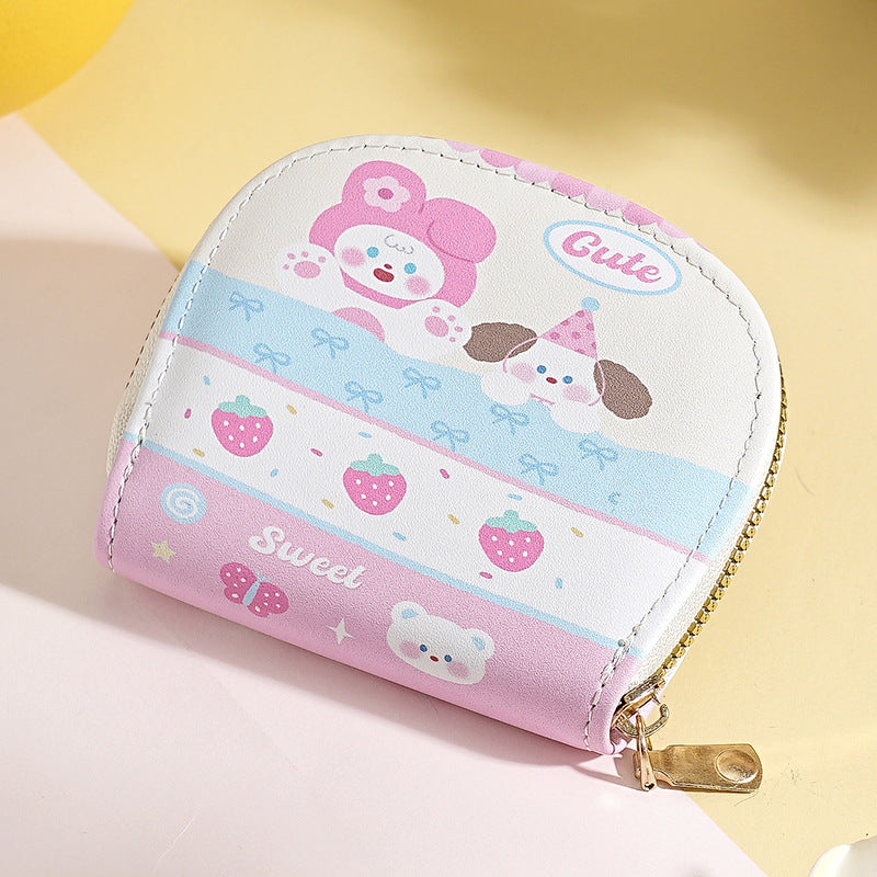 Women's & Men's & Trendy Document Bank Storage Cute Card Holder