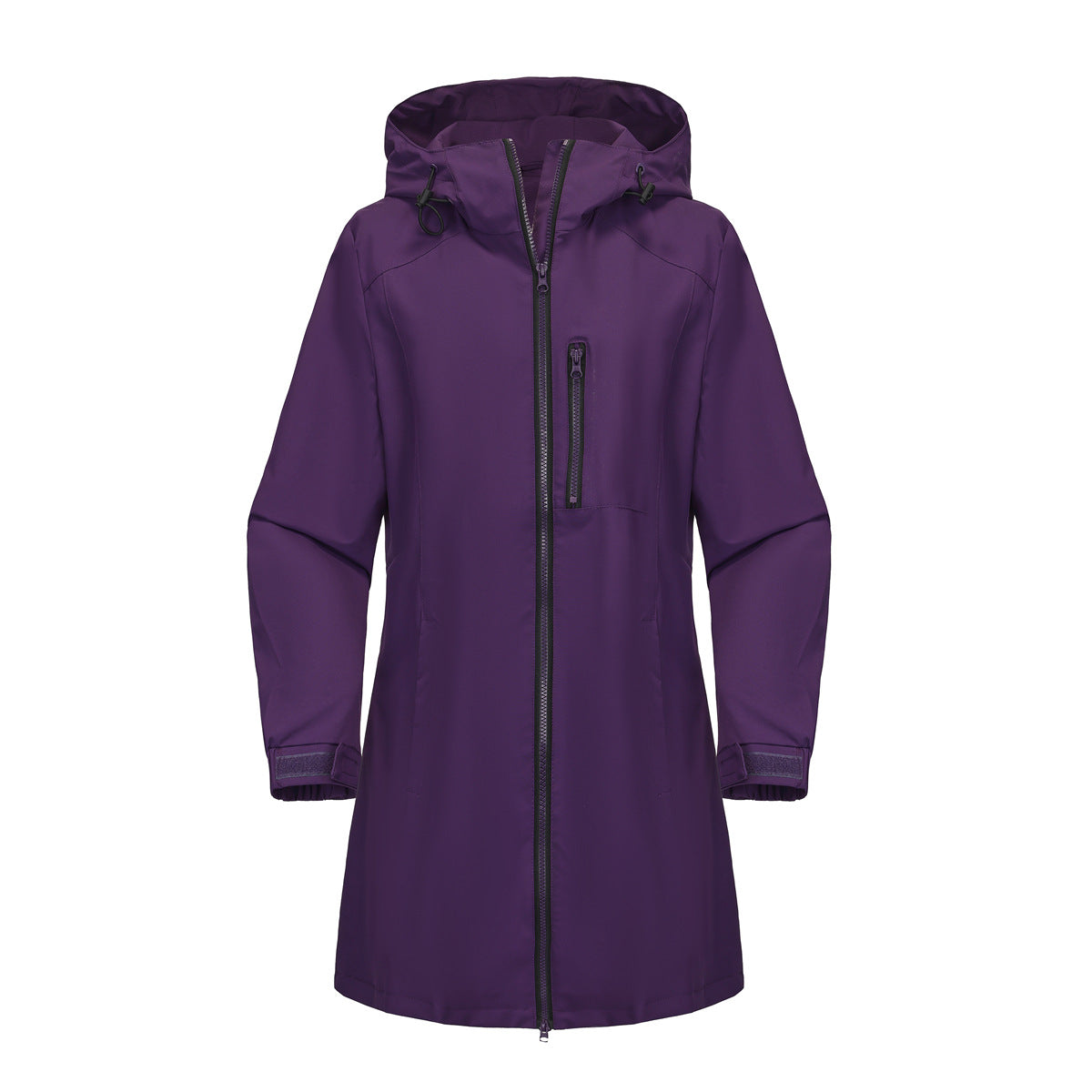 Women's Windbreaker Hooded Long Sleeve Loose Leisure Coats