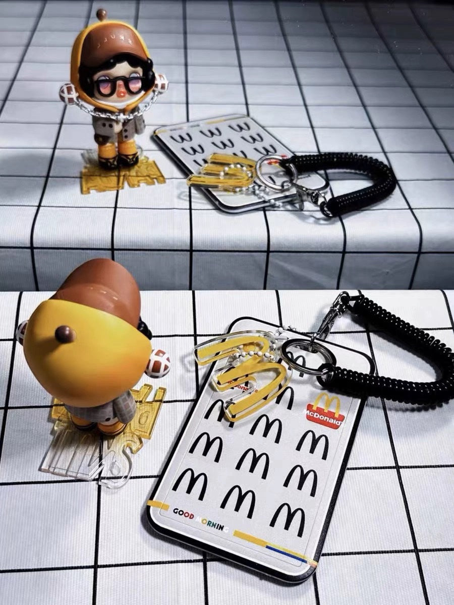 Cute Meal Bus Subway License Ornament Card Holder