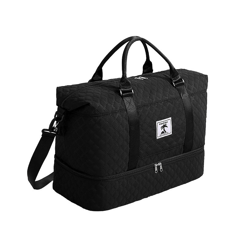 Rhombus Storage With Shoe Compartments Short Trip Yoga Fitness Bags