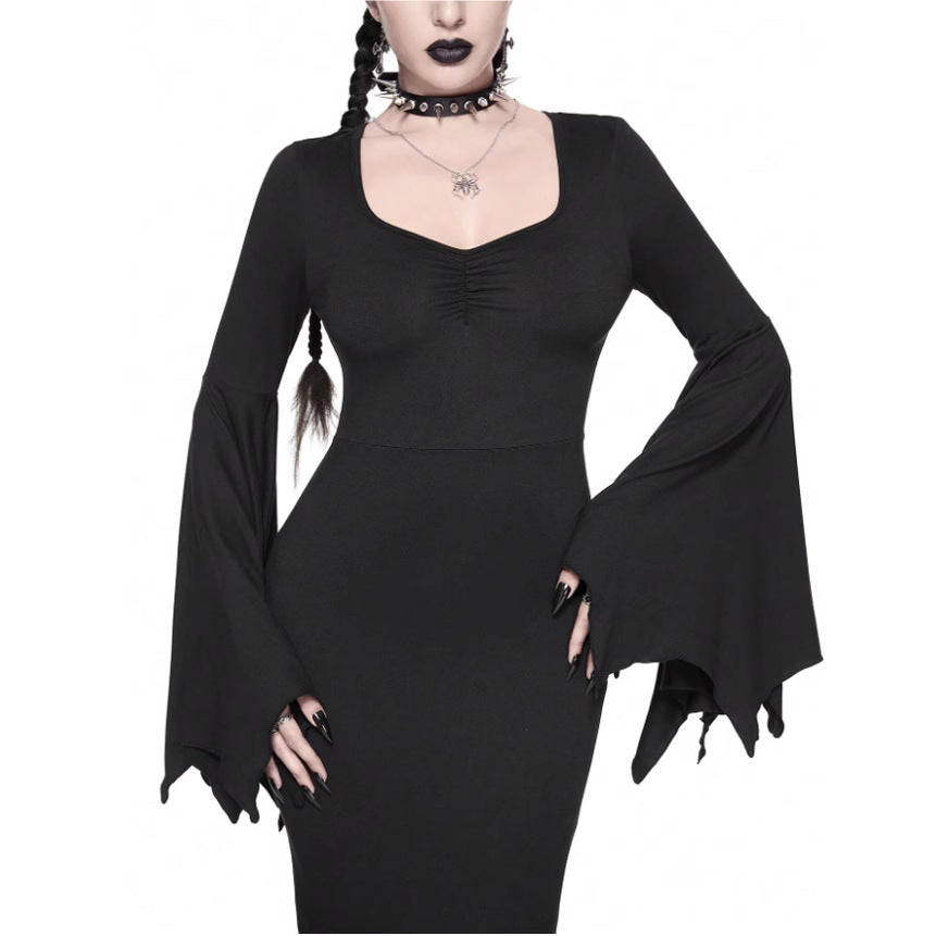 Women's Halloween Hot Fashion Elegant Slim Dress Batwing Dresses
