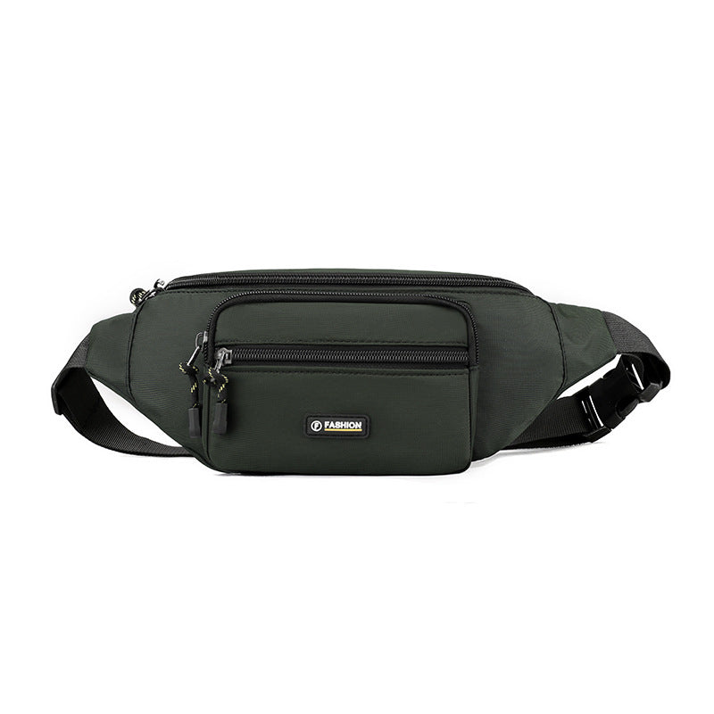 Men's Leisure Lightweight Nylon Cloth Riding Large Men's Chest Bags