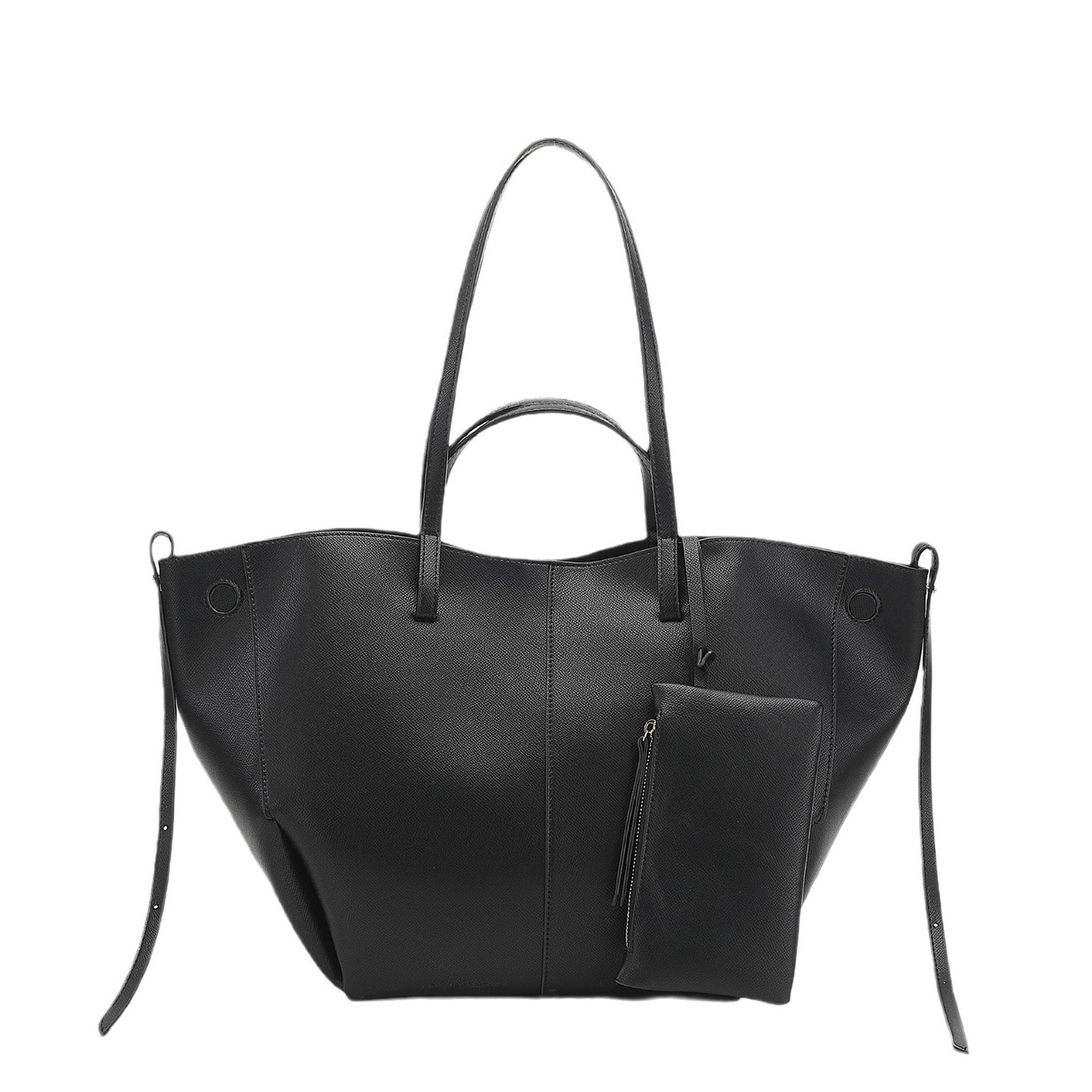 Underarm Lychee Pattern Large Capacity Commuter Tote Bags