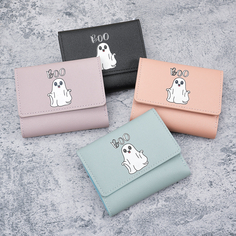 Women's Personality Short Three-in-one Trend Mini Ladies Wallets