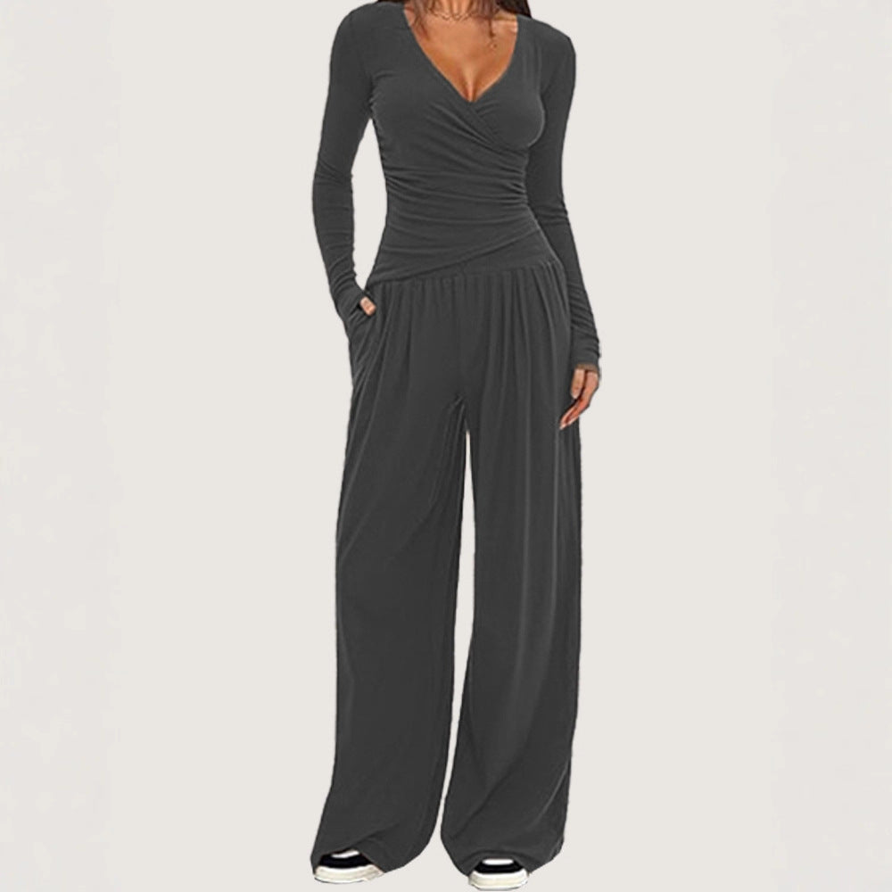 Creative Casual Women's Long Sleeve Sportswear Fashion Casual Suit