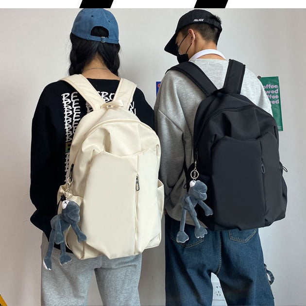 Male College Trendy Cool Simple Large Middle School Students' Schoolbags