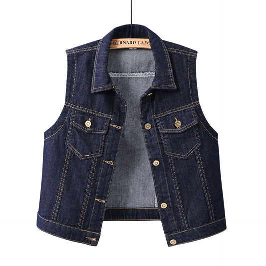 Women's Sleeveless Casual Retro Western Style Slim Fit Women's Vest