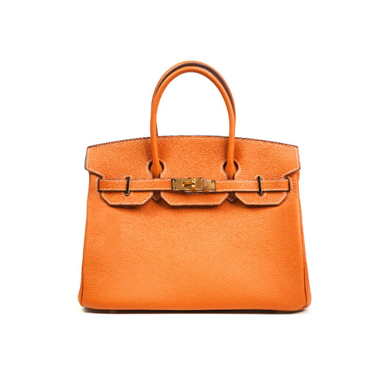 Women's High Sense Fashion Temperament Genuine Leather Classic Handbags