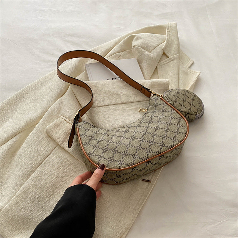 Women's Retro Fashion Moon Western Style Leisure Shoulder Bags