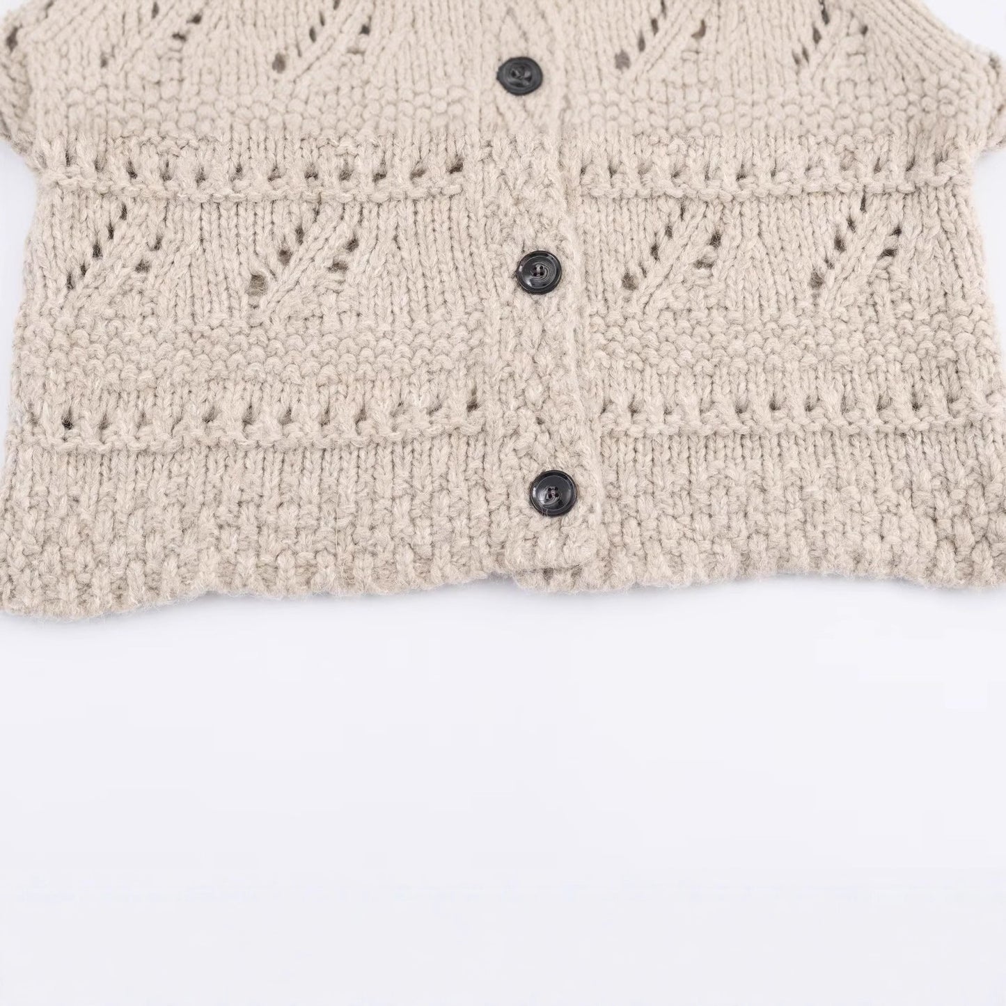 Women's Autumn Thick Needle Hollow Knitted Clothing
