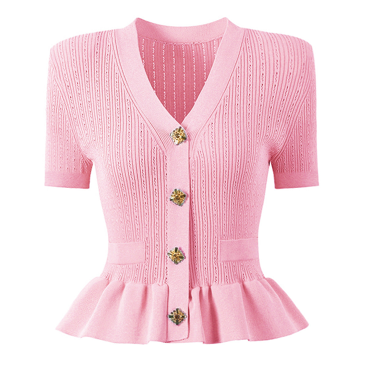 Women's Version Versatile Sleeve Knitted Tup Fishtail Suits