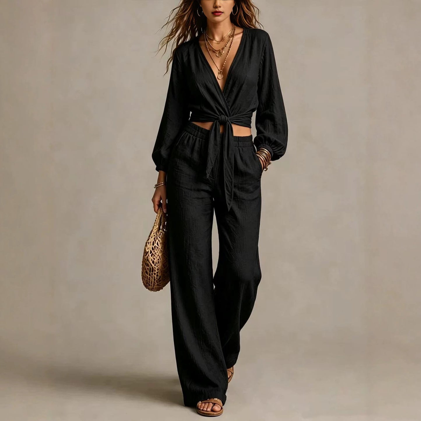 Creative Casual Women's Temperament Leisure Autumn Pants