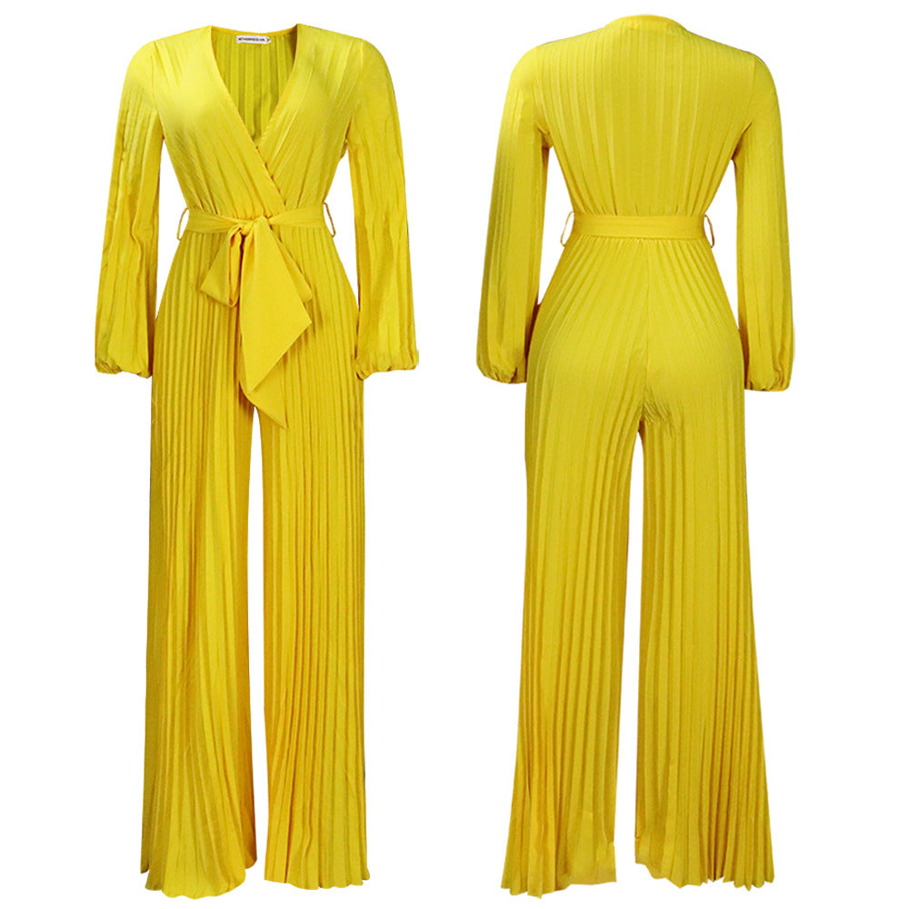 Attractive Classy Glamorous Summer Sexy Pleated Pants