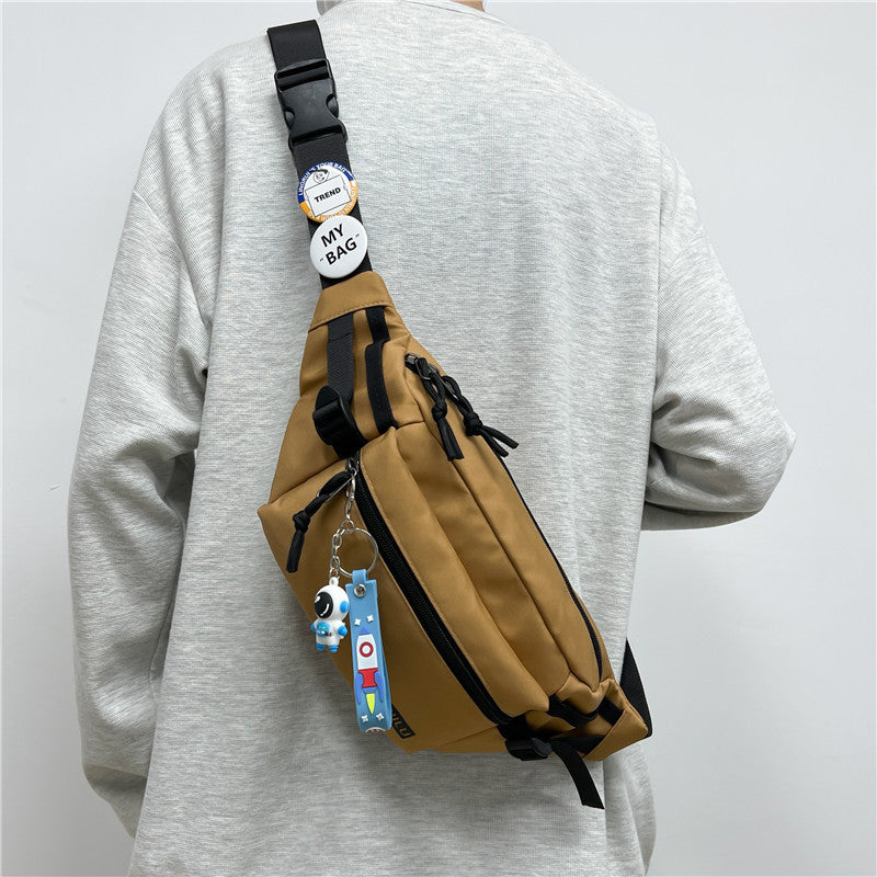 Men's Large Capacity Waterproof Female Korean Style Men's Chest Bags