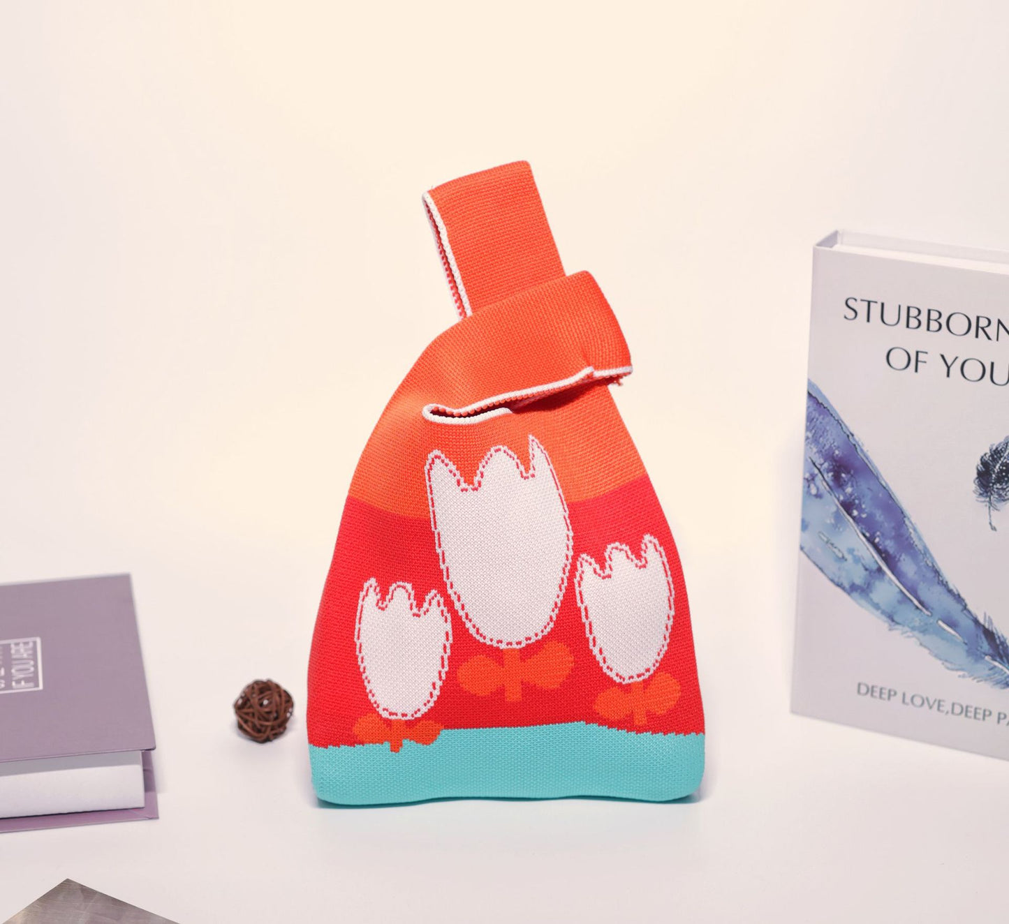 Women's Stylish Knitted Woven Vest Simple Handbags