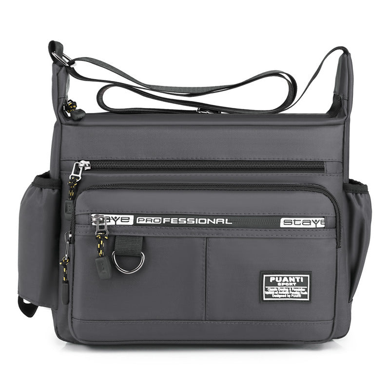 Men's Large Capacity Waterproof Hard-wearing Commute Men's Shoulder Bags