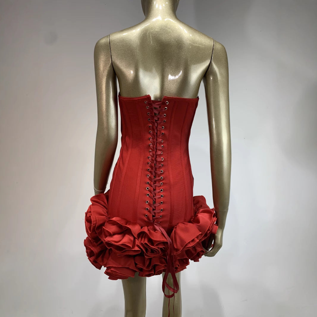 Red Tube Bandage Dress Fashion Sexy Dresses