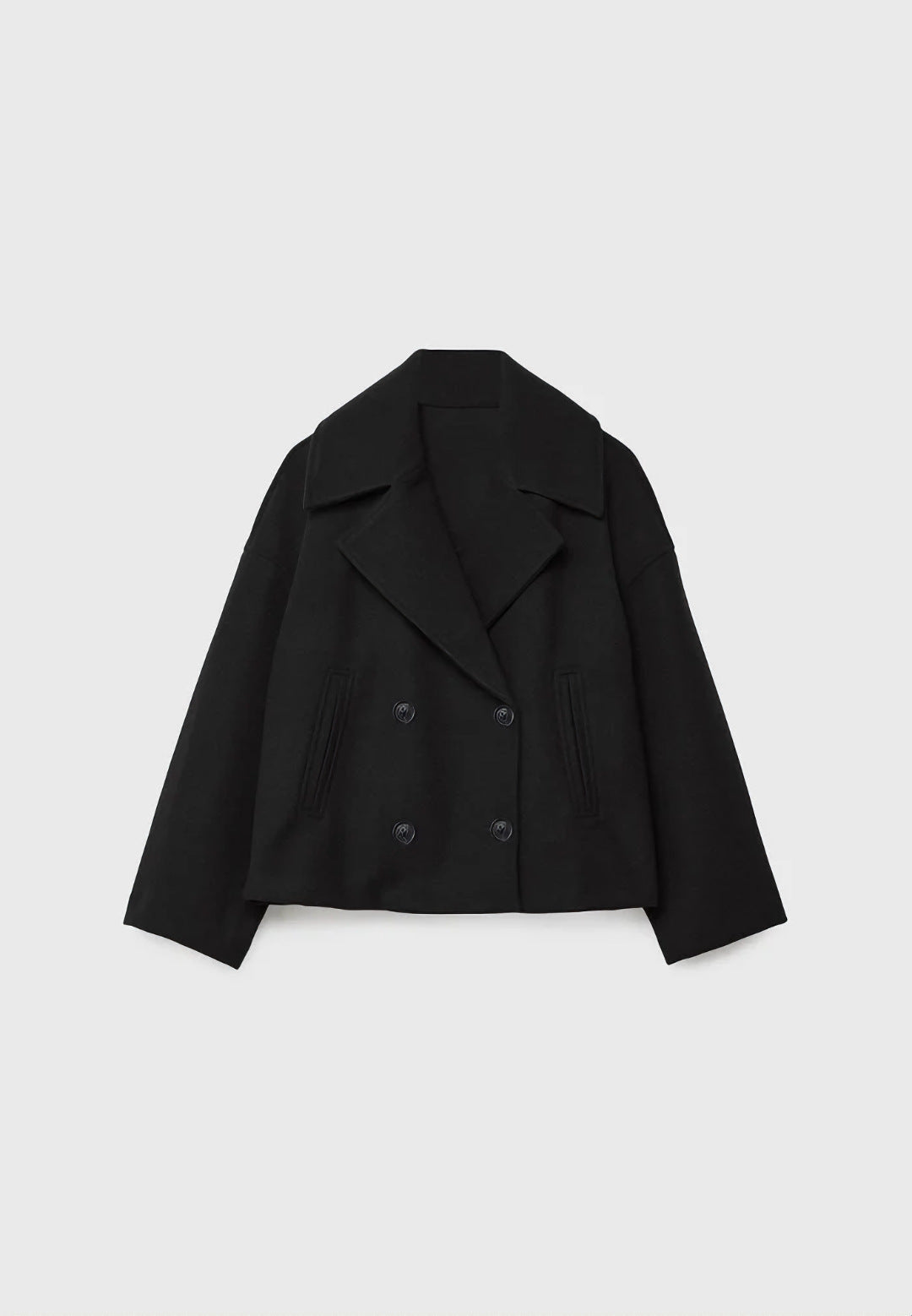 Women's Casual Small Woolen Long Sleeve Lapel Blazers
