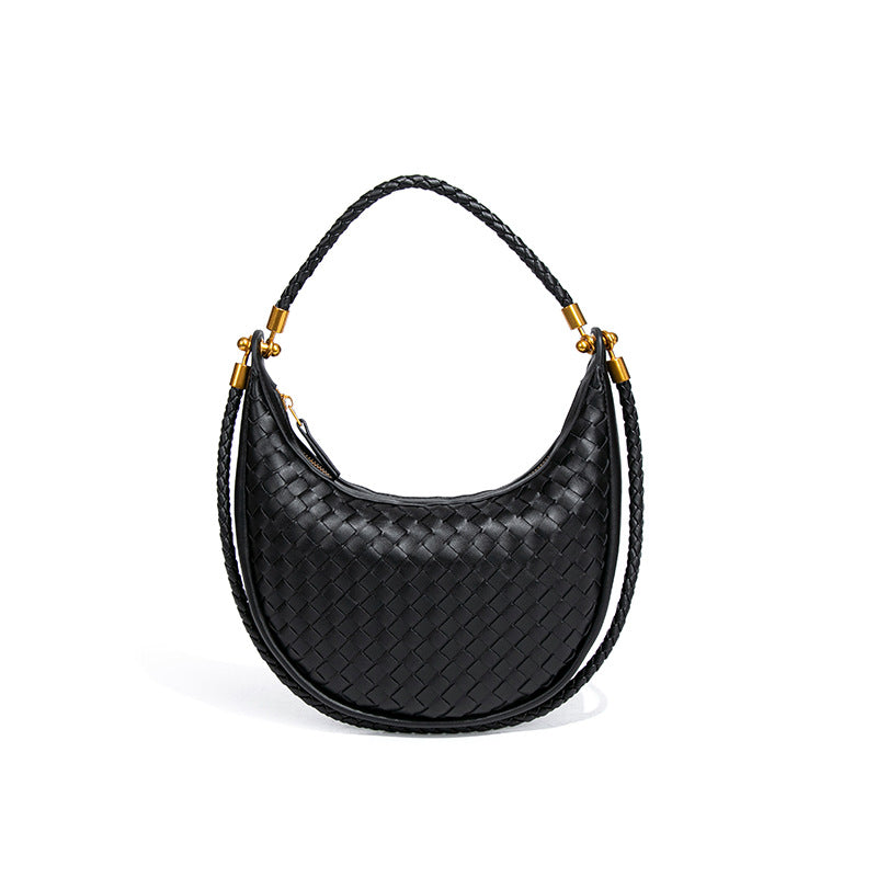 Women's Handmade Woven Personalized Selenodont Portable High-grade Handbags
