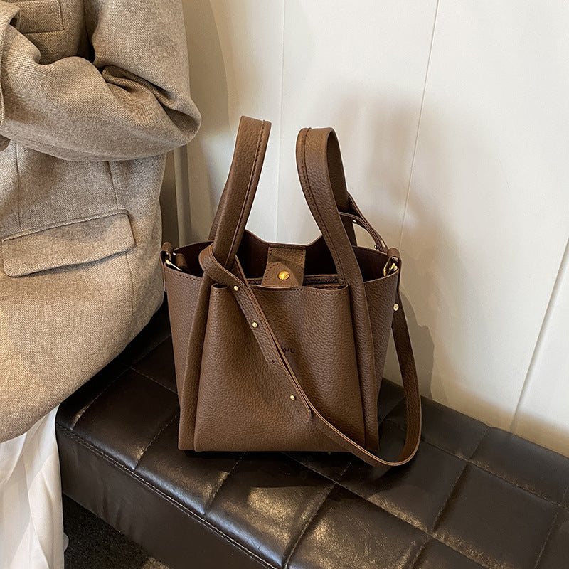 Women's Winter Korean Style Vegetable Basket Simple Crossbody Bags