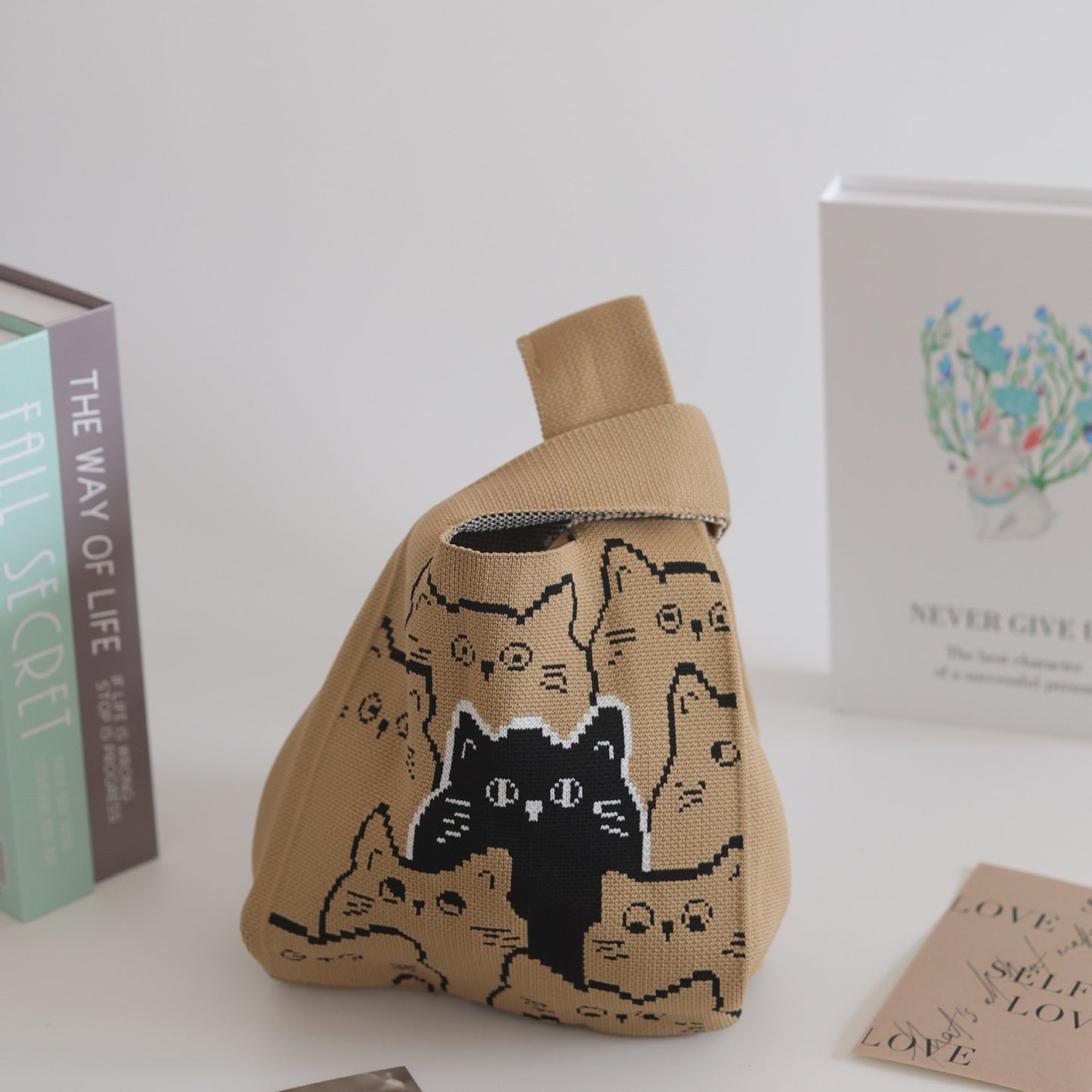 Women's Stylish Knitted Woven Vest Simple Handbags