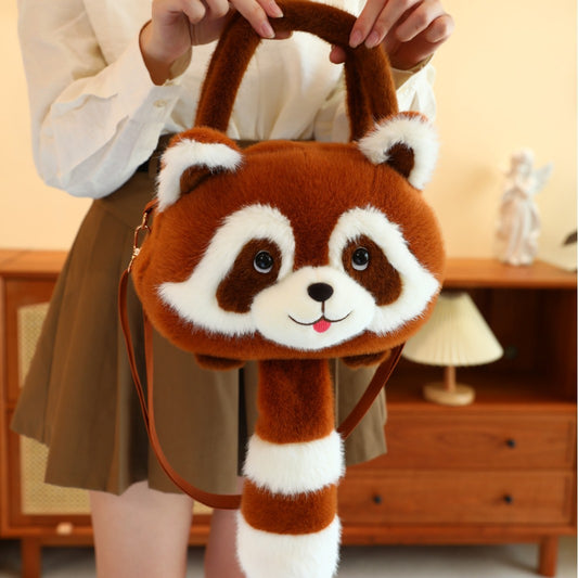 Children's Cute Cartoon Mori Style Coati Doll Female Backpacks