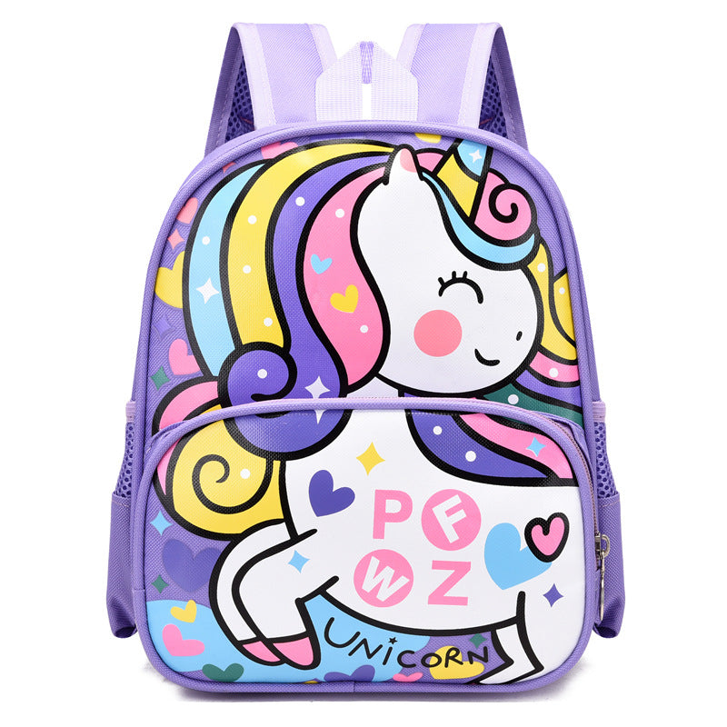 Children's Summer Cartoon Pattern Oxford Cloth Kindergarten School Bags