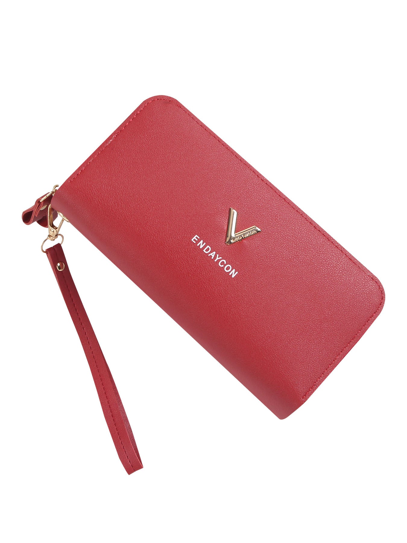 Women's Fashion Simple Lychee Pattern Large Capacity Ladies Wallets