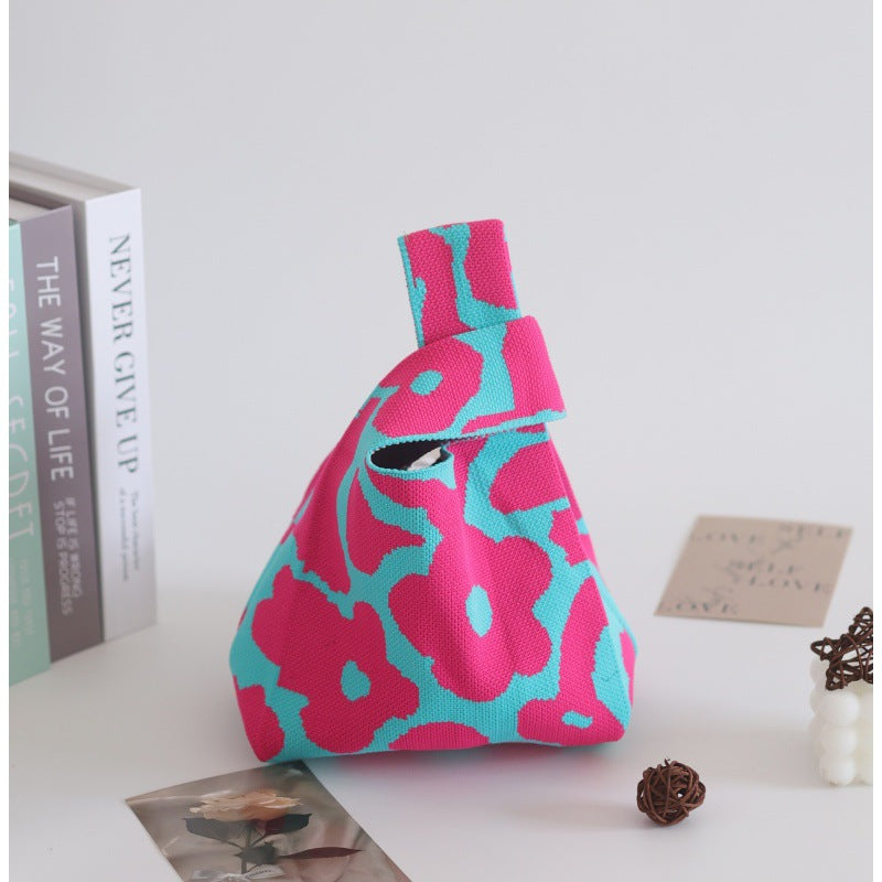 Women's Knitted Woven Vest Simple Gift Handbags