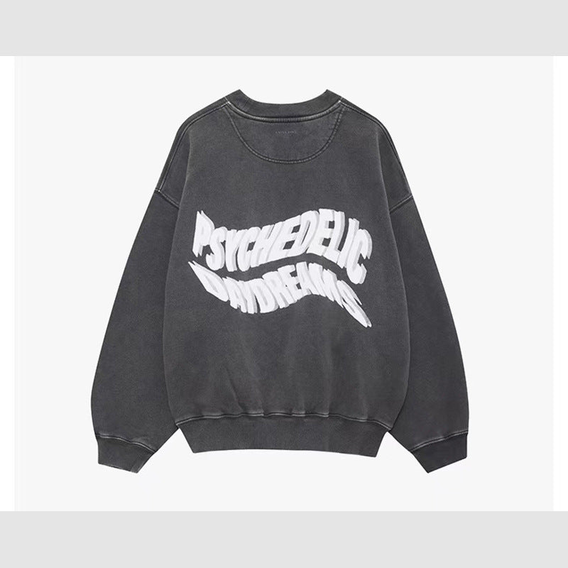 Women's North American Niche Deformation Word Printing Sweaters