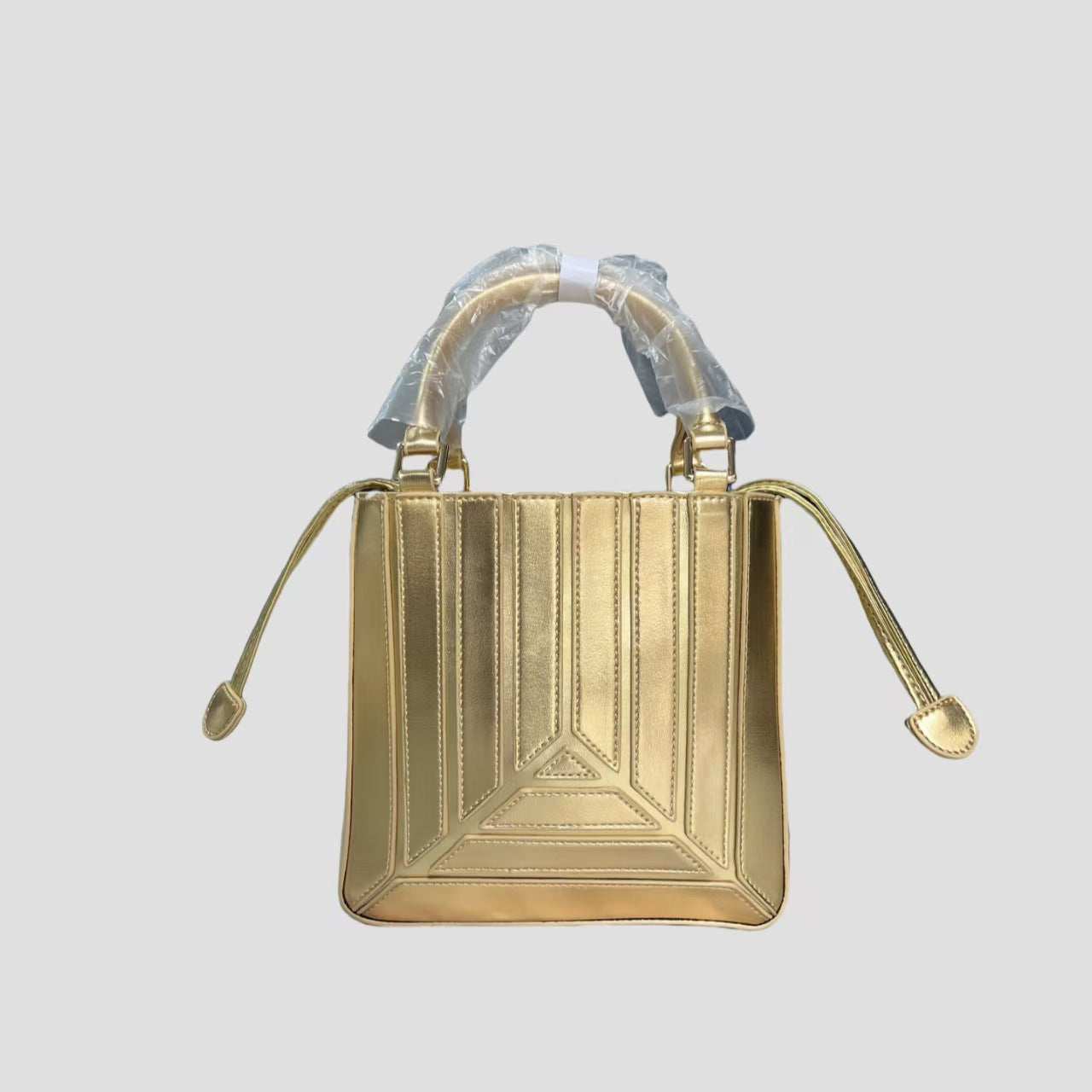 Women's Design High-grade Contrast Color Pleated Fashion Handbags