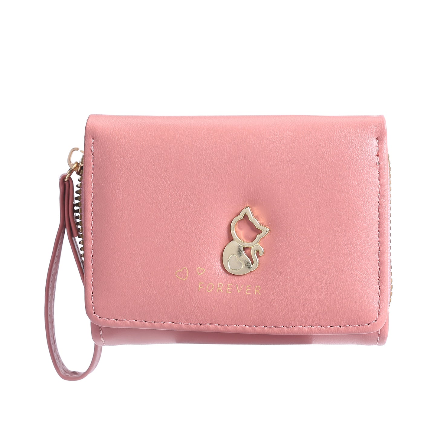 Women's Tri Fold Short Fashion Clutch High Ladies Wallets
