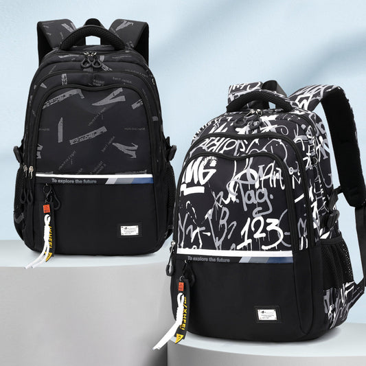 Men's College Boys Large Capacity Niche Leisure Backpacks