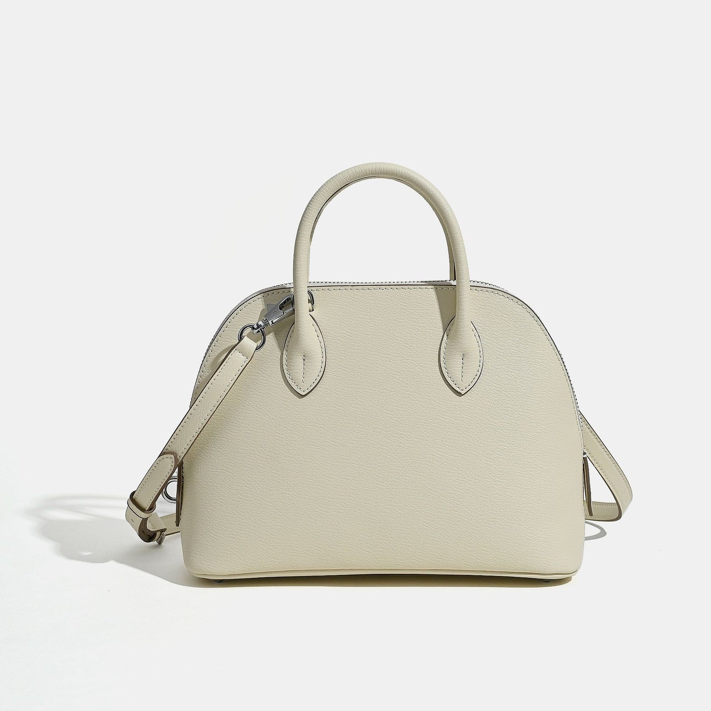 Women's Cowhide Bowling Commuter Genuine Leather Handbags