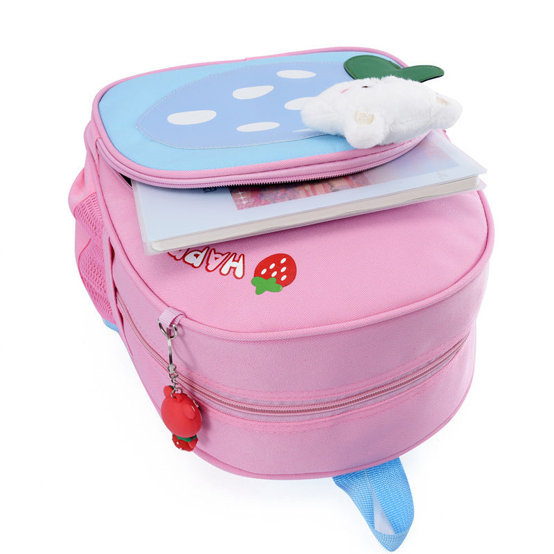 Children's Female Cartoon Cute Spine Protection Printing Backpacks