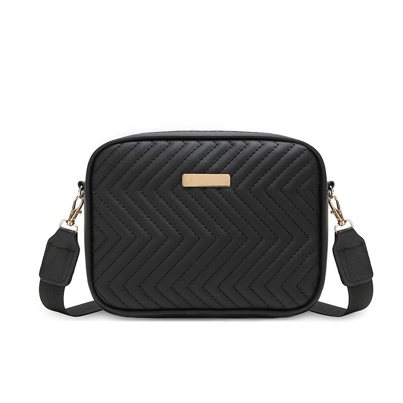 Women's Thread Fashion Wide Strap Simple Crossbody Bags