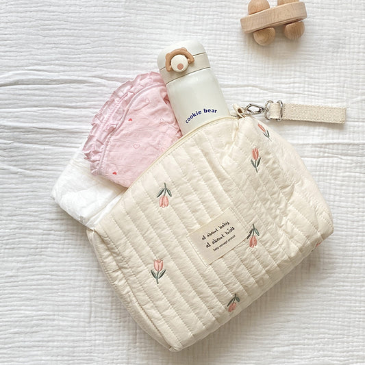 Cute Quilted Stroller Mummy Portable Diaper Bags