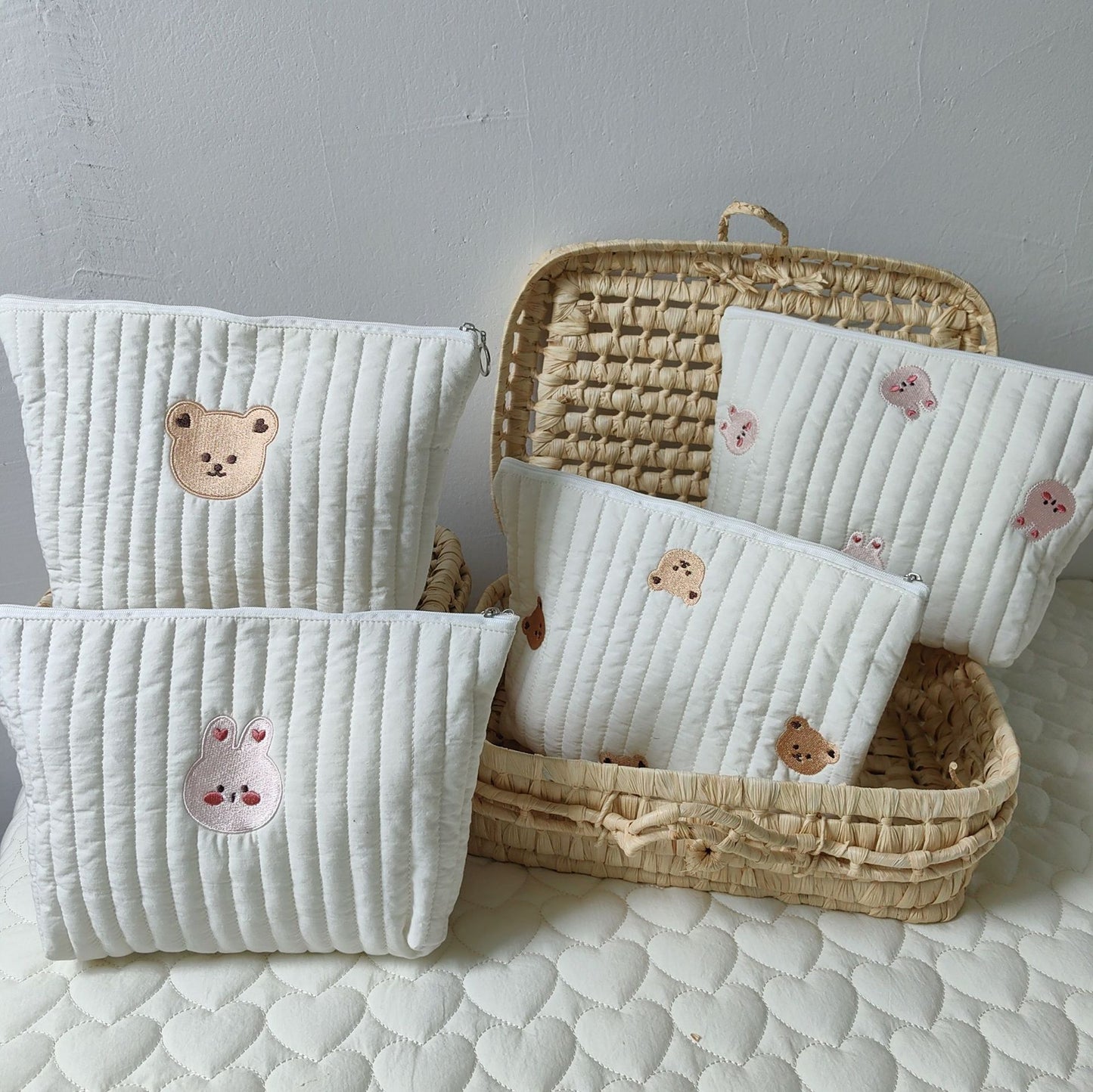 Style Storage Outing Clothes Diaper Embroidered Bags