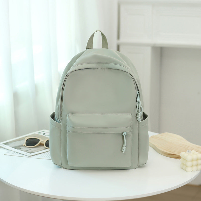 Female Simple High College Commuting Campus Backpacks