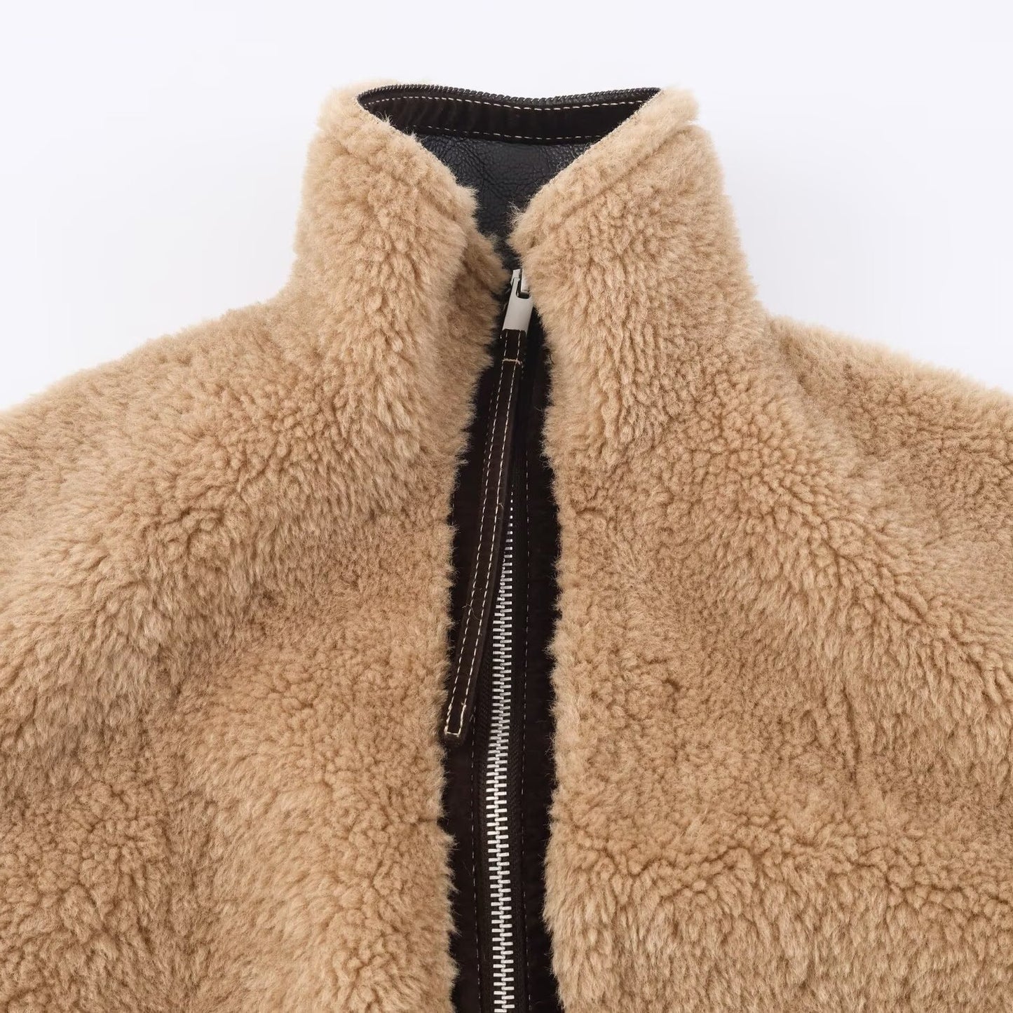 Women's Commute Style Fashionable Loose Fur Jackets