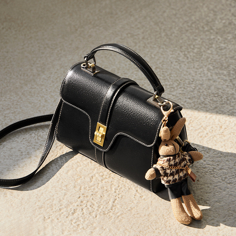 Women's High Sense Mother Elegant Genuine Leather Handbags