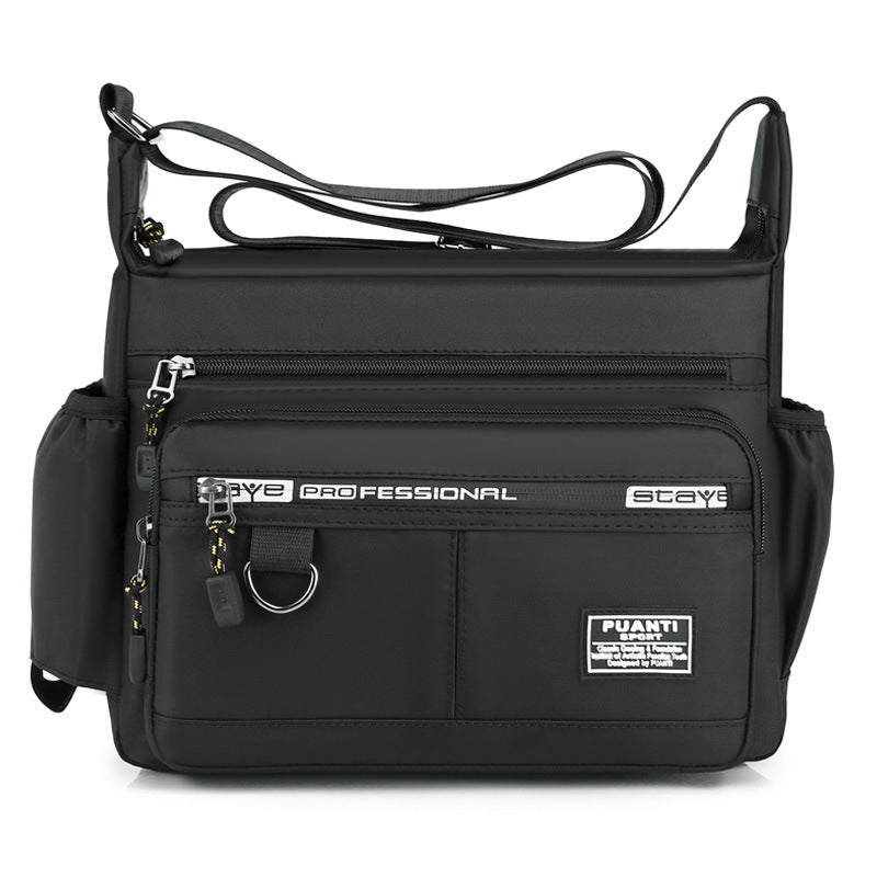 Men's Large Capacity Waterproof Hard-wearing Commute Men's Shoulder Bags