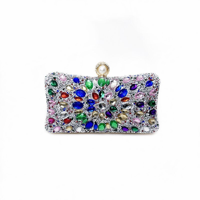 Rhinestone Shiny Dinner Diamond Banquet Clutch Evening Bags