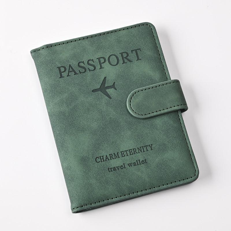 Aircraft Magnetic Passport Tag Suit Sleeve Card Holder
