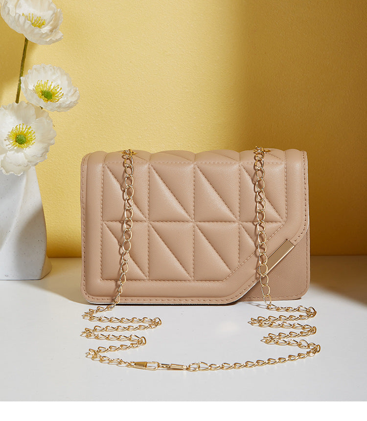 Women's Unique Daily Oblique Magnetic Rhombus Bags