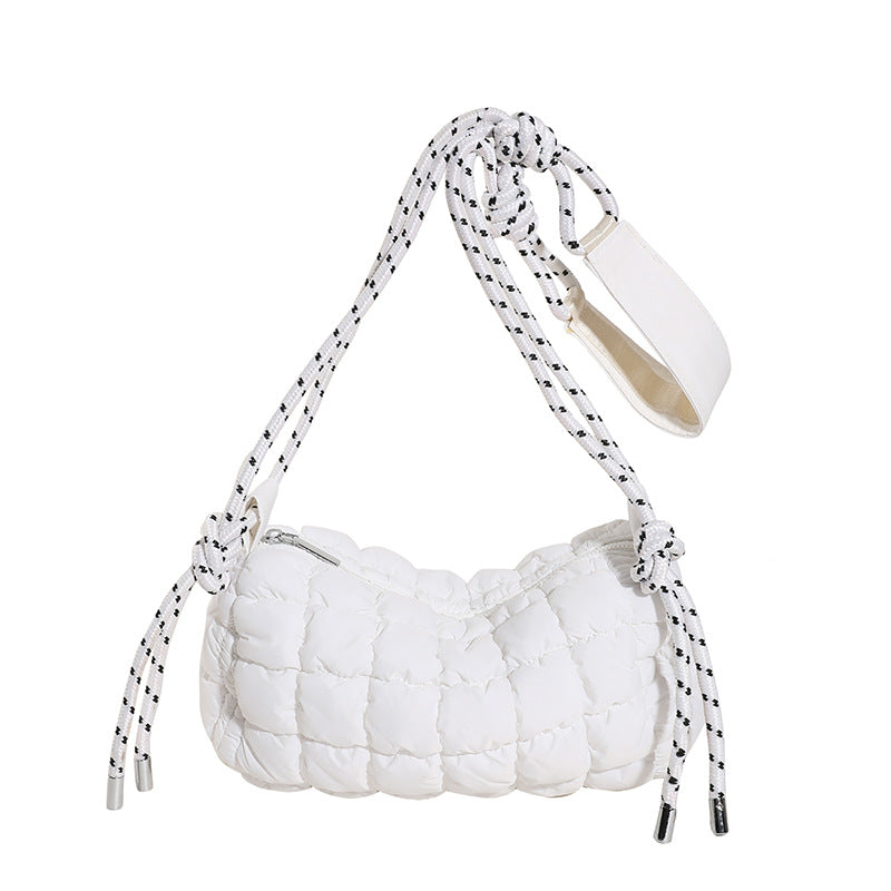 Women's Trendy Bubble Pillow Cotton Jacket Cloud Shoulder Bags
