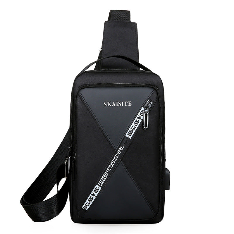 Men's New Oxford Cloth Fashion Korean Men's Chest Bags